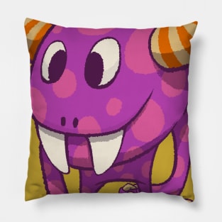 Purple monster Pillow