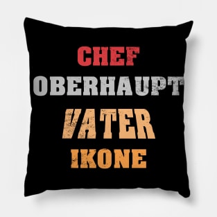 Herren Chef Vater Vatertag Männer Geschenk T-shirt Pillow