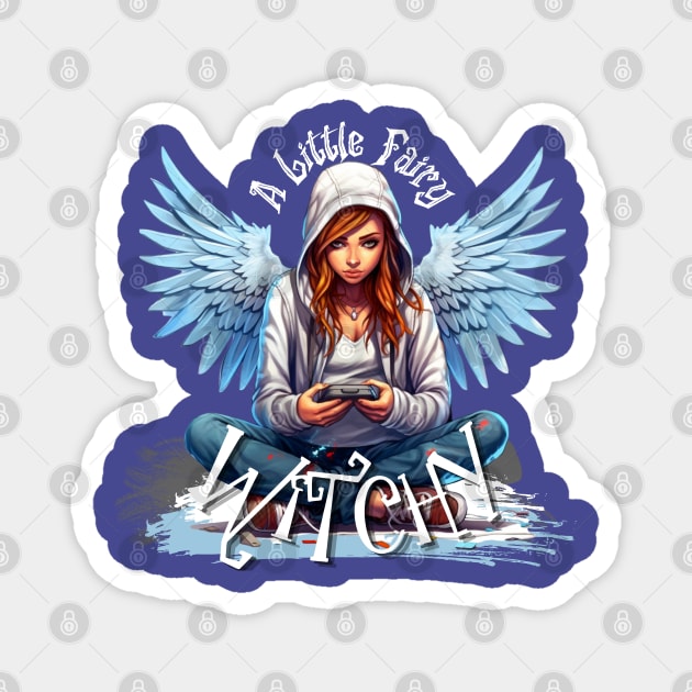 A Little Fairy Witchy Magnet by littlewitchylif