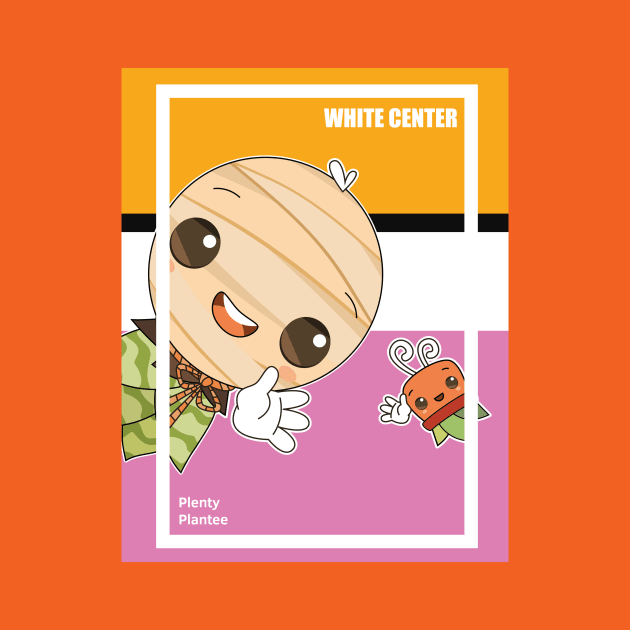 Arty-Plantee White Center by Plenty Plantee