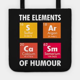 The elements sulfur argon calcium samarium Tote