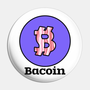 Bacoin crypto cryptocurrency joke digital currency meme coin Pin