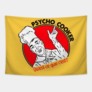 Psycho Cooker: Qu'est-ce que c'est? Crazy Chef Design Tapestry