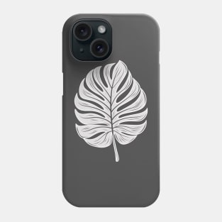 Cool monstera leaf, plant motif Phone Case