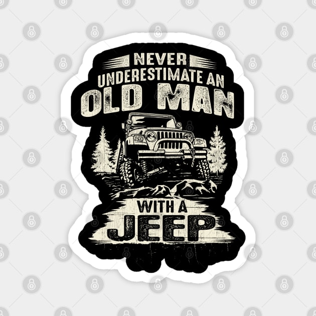 Never Underestimate an Old Man with a Jeep Magnet by Dailygrind