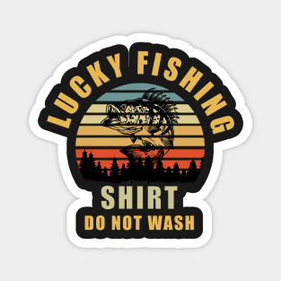 Lucky Fishing Short Do Not Wash Magnet