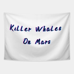 Killer Whales On Mars Tapestry