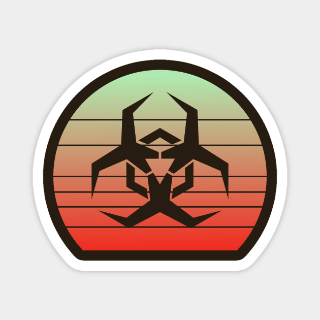 Hazard malware symbol Magnet by birdo