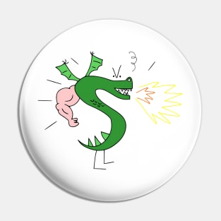 Trogdor The Burninator Pin