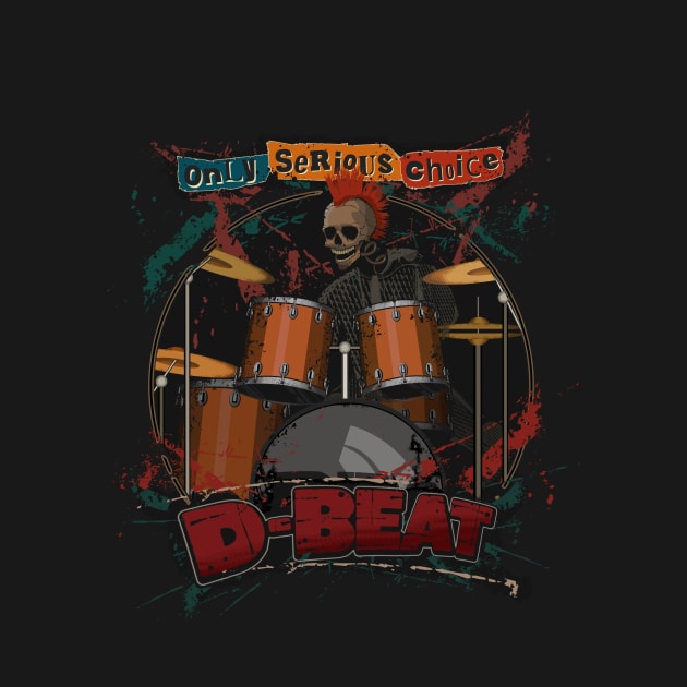 D-beat Punk Drummer by NormanX
