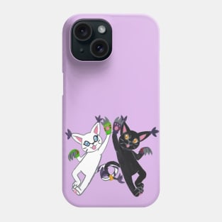 Twin Tails - Gatomon & BlackGatomon Phone Case