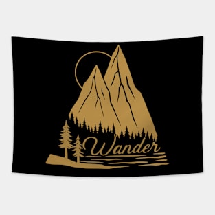 Wander - Golden Version Tapestry