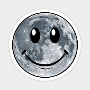 Moon Smiley Magnet