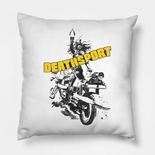 DEATHSPORT / 70s Dystopian Sci Fi Movie Pillow