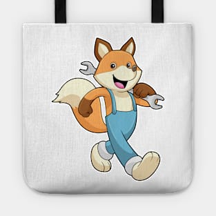 Fox as Mechanic with Wrench Tote