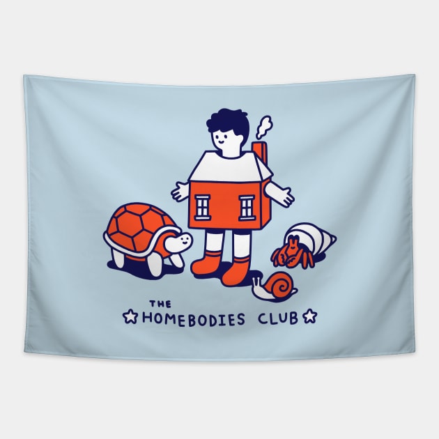 The Homebodies Club Tapestry by obinsun