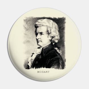 Composer Wolfgang Amadeus Mozart Pin