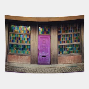 purple door Tapestry