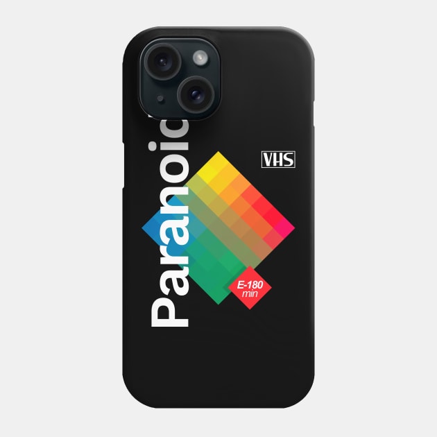 Paranoid VHS Phone Case by Widmore