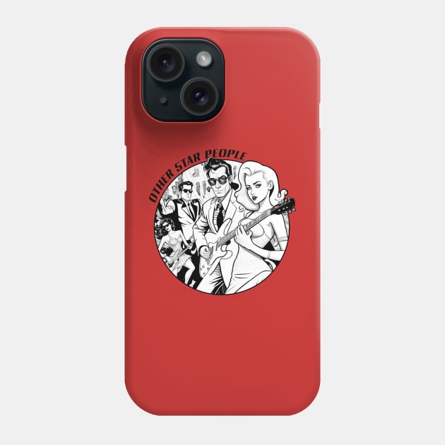 Other Star People - Circle New Wave Phone Case by Jennifer Finch