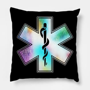 Star of Life-Splatter Pillow