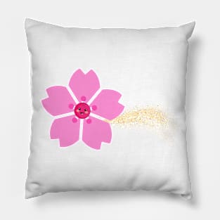 Happy floral cherry blossom Pillow