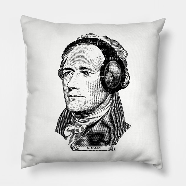 Secretary Alexander Hamilton Pillow by YourFavoriteTee