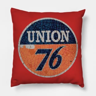 Union 76 vintage gas Pillow