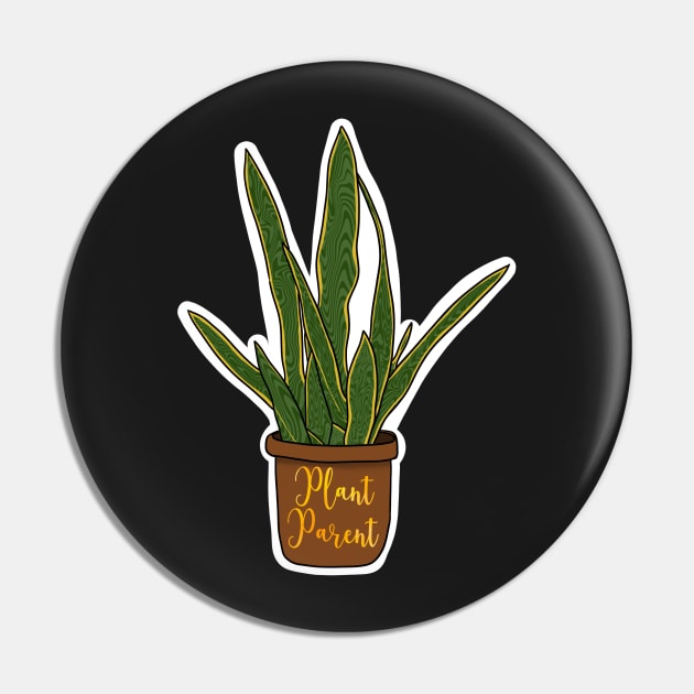 Snake Plant Parent Pin by Rosiethekitty13