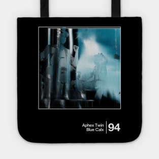 Aphex Twin - Blue Calx / Minimalist Style Graphic Design Tote