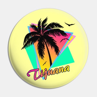 Tijuana Cool 80s Sunset Pin