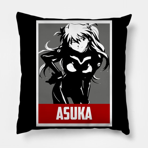 Asuka Langley Evangelion Pillow by Retrostyle