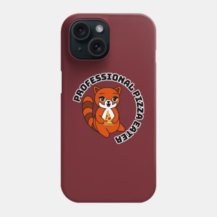 Red Panda Pizza Eater Phone Case