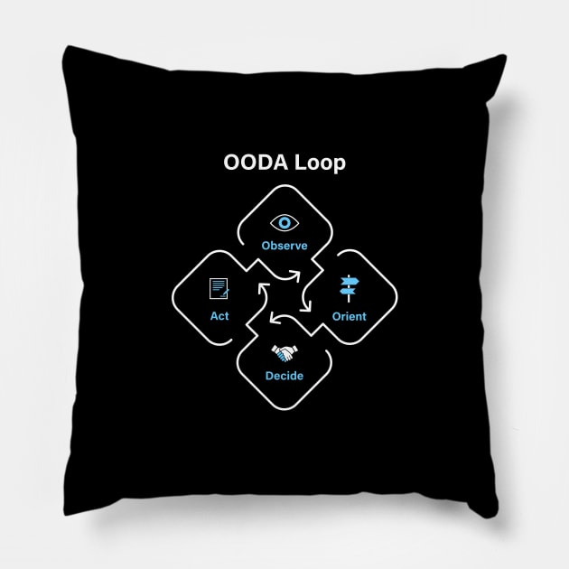 OODA Loop Pillow by Science Design