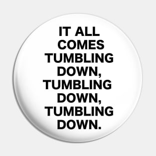 NEON GENESIS EVANGELION! Komm, süsser Tod Tumbling down lyrics shirt  (black) Pin