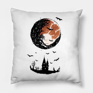 Halloween Moon Pillow