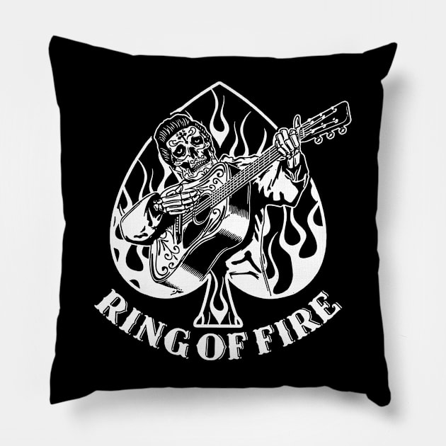 Ring of Fire Pillow by CosmicAngerDesign