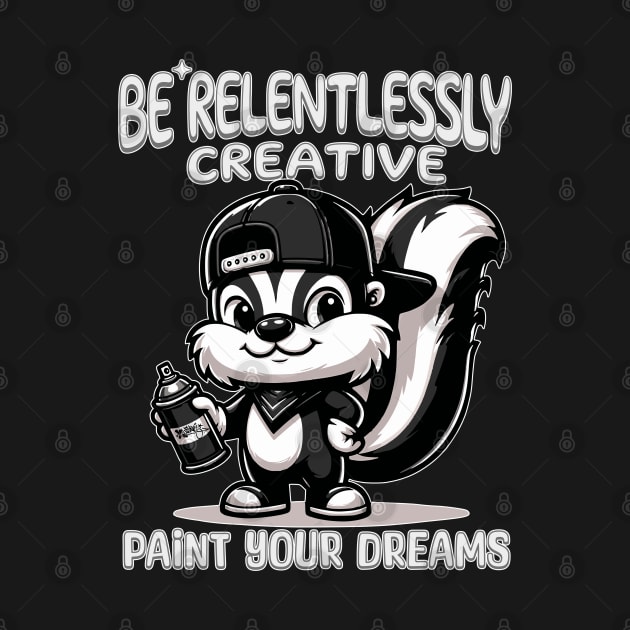 Paint Your Dreams Graffiti Mascot by 2wear Grafix