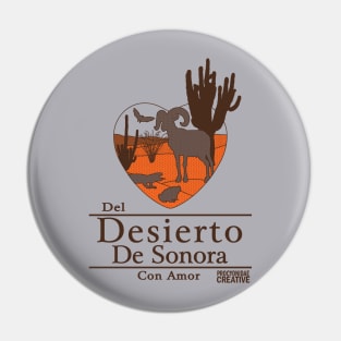 Del Desierto de Sonora Con Amor II Pin