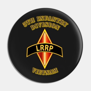 5th Infantry Division - LRRP - Vietnam Pin