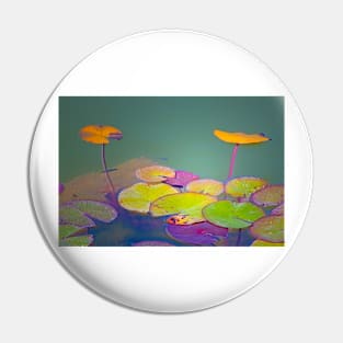 lotus floating leaves Pin