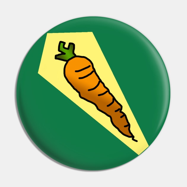 Vegetable Captain Pin by ToughPigs