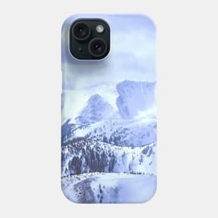 Blue Snow Mountain Range Phone Case