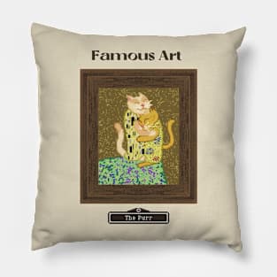 Famous Art Cat Art Cat Portrait Pixel Art Cats Pillow