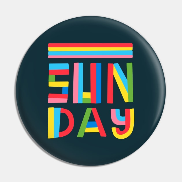 Sunday Pin by AdrianaStore