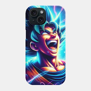 Goku super saiyan laugh Phone Case