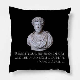 Marcus Aurelius Stoic Philosophy Quote On Injury Pillow