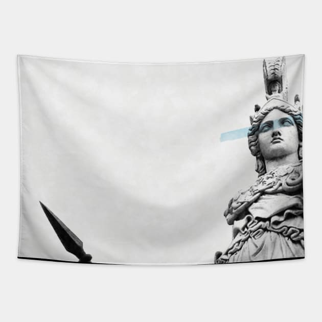 Athena the goddess of wisdom Tapestry by Underdott