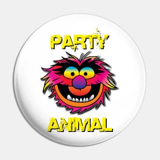 Party Animal Muppet - Yellow Pin