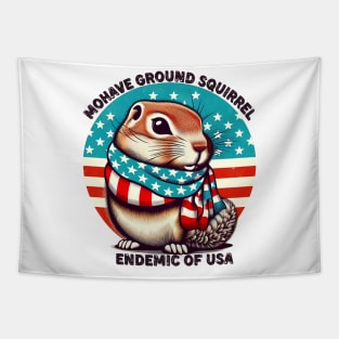American endemic species: Mohave Ground Squirrel Tapestry